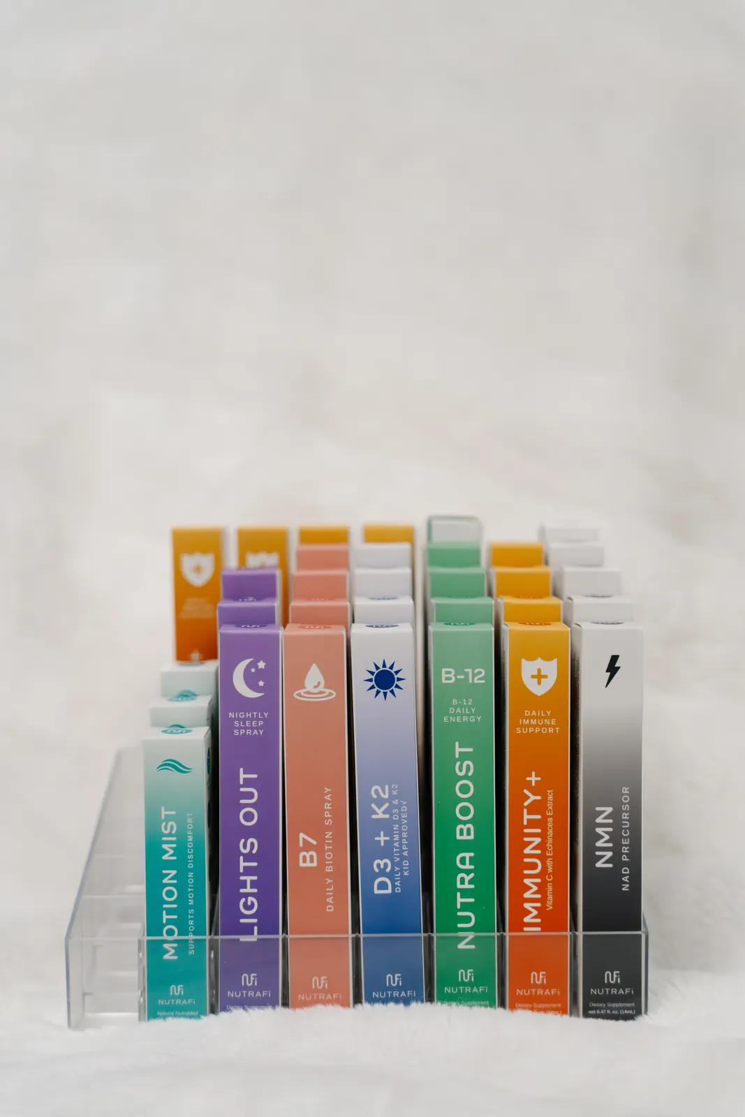 Vitamin supplements in the Hydro Glo Health studio